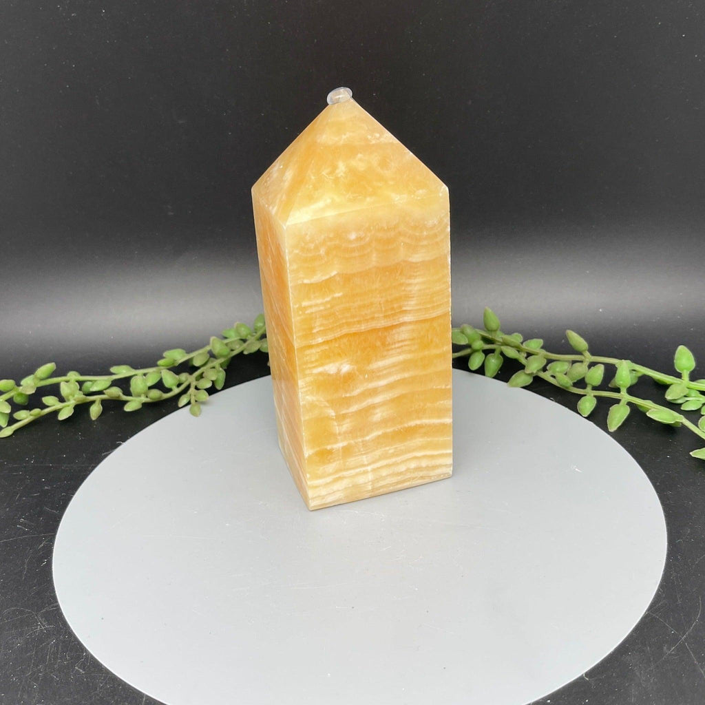 Yellow Calcite Towers - Natural Collective LLC