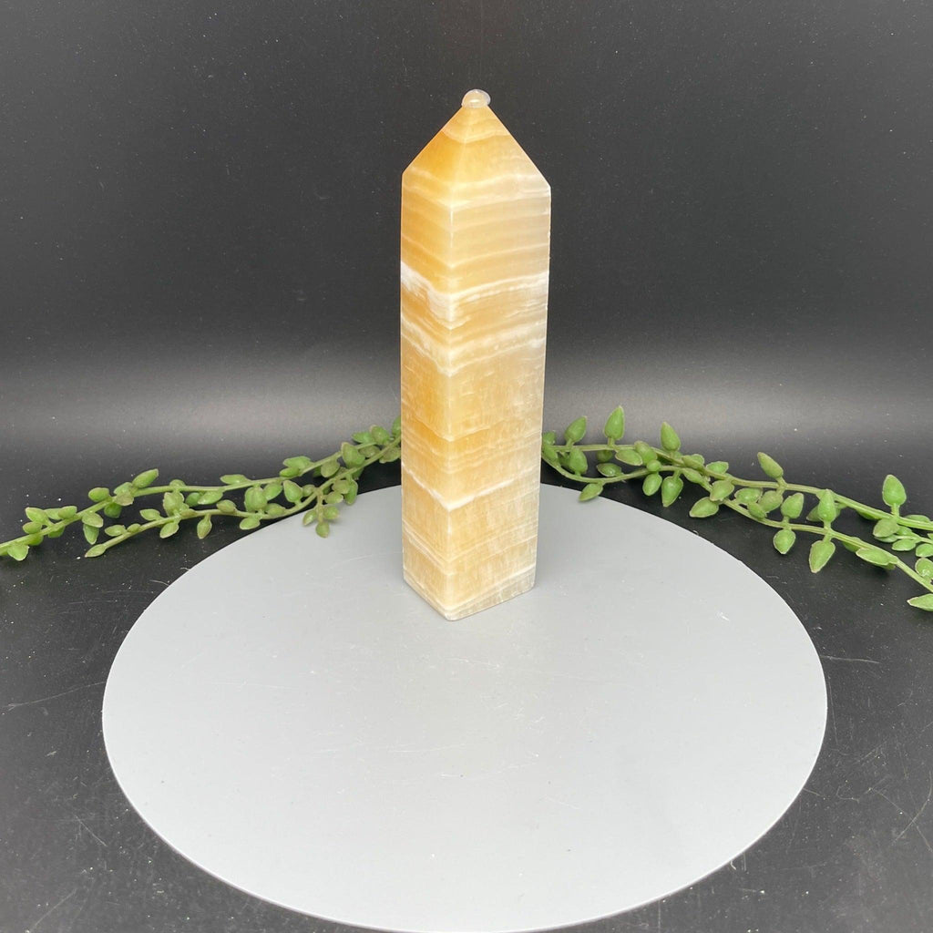 Yellow Calcite Towers - Natural Collective LLC