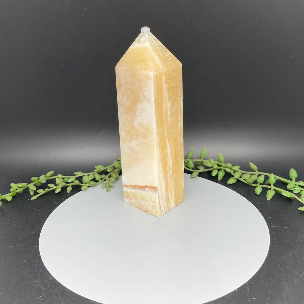 Yellow Calcite Towers - Natural Collective LLC